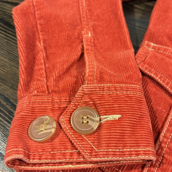 Tulle orange corduroy jacket - Picture 4 of 10